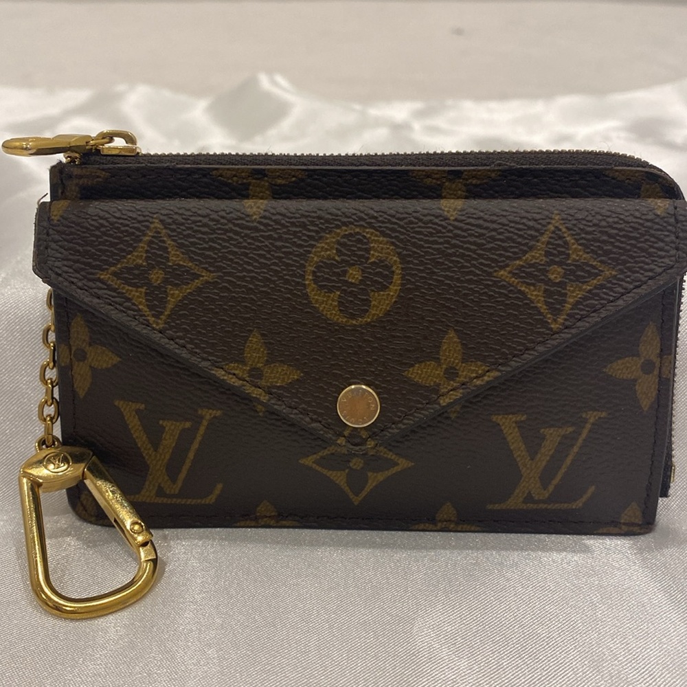 Louis Vuitton Monogram Recto Verso Card and Change Holder